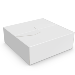 Caja con cierre cruzado