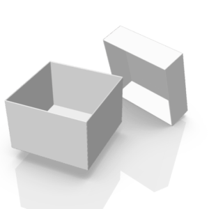 Caja con tapa (2 piezas)