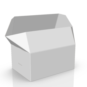 Caja con solapas laterales